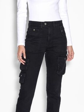 Ksubi High-Rise Black Cargo Women’s Jeans